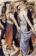 Max Beckmann Dance in Baden-Baden oil